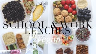 Vegan School & Work Lunch Ideas/Weekly Plan | JessBeautician