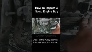 How To Inspect A Noisy Engine Bay #rustydiygarage