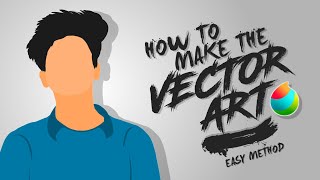 How To Make The Flat Vector Art On Android/iOS Easy Method