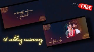 How To Make Wedding anniversary e card invitation.