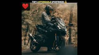 Top 5 Best Budget SportBikes 🏍️|| 2022 || The SK08 Rider|| #shorts