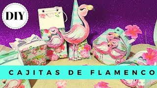 COMO HACER CAJITAS PARA REGALITOS | FLAMENCO TROPICAL . DIY (parte 2)