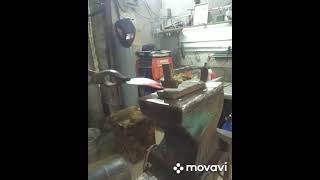 Ковка листа для рисунка на откатные ворота. Sheet forging