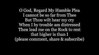 O GOD REGARD MY HUMBLE PLEA Hymn Lowell Mason Lyrics Words text trending sing along song music