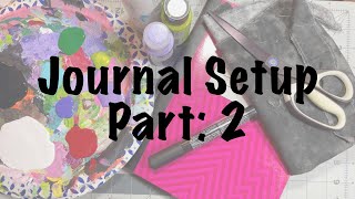 Journal Setup Part 2: Painting My Journal Cover!