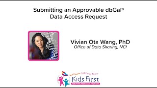 NIH dbGaP Data Access by Vivian Ota Wang, PhD (NCI)