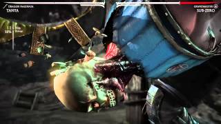 Mortal Kombat X: Tanya (Dragon Naginata) 46% X-Ray Combo