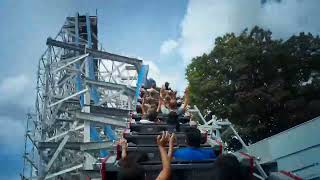 Twisted Cyclone Back Seat POV Six Flags Over Georgia 2022