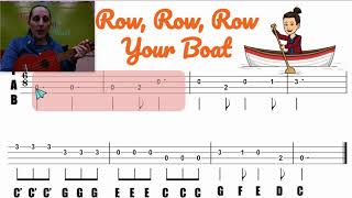 Row Row Row Your Boat Plucking Tutorial