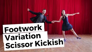 Lindy Hop Footwork Variation - Scissor Kicks-ish - Swing Out Styling Lesson