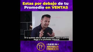 ESTAS POR DEBAJO DE TU PROMEDIO DE VENTAS