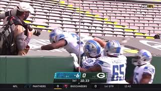 Lions do Lambeau Leap at Empty Lambeau Field | Lions vs Packers Week 2 NFL