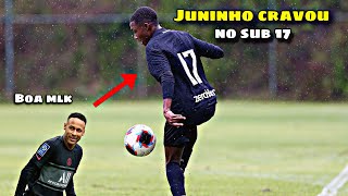 Juninho CRAVOU Gol na sua estreia pelo sub 17