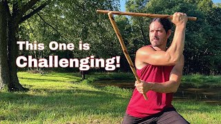 Sinawali Challenge Drill 9 - Kali Double Sticks