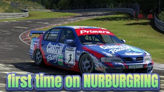 Nissan Primera BTCC first time on NURBURGRING