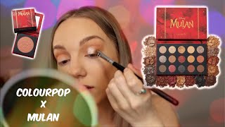 NEW Colourpop x Mulan Collection | Review + Tutorial