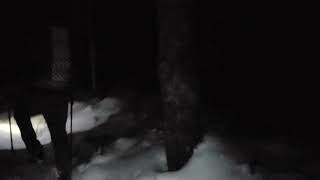 North-South Trail Fastest Known Time - Night Snow