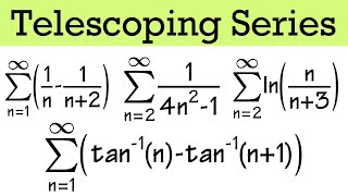 How to evaluate infinite telescoping series! (the fast way)