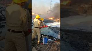 Actual Fire Fighting || Foam Making #firebrigade #firemanjobprofile #youtubeshorts