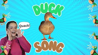 The Duck Song - Miss Katie's Song About Ducks - Animal Sound Song For Kids