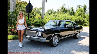 1970 Chevrolet Monte Carlo  Bucket seats $23,000 www.musclecarsforsale.com (239)405-1970