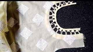 Neck Design Cutting and Stitching Easy Method | Eid Special Beautiful Neck Design 2024