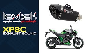 Lextek XP8C Exhaust Sound: Kawasaki Z800 (2013-2015)