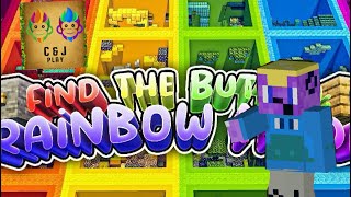 Me and Caleb and my cousin Cody are playing find the button rainbow mode 🌈