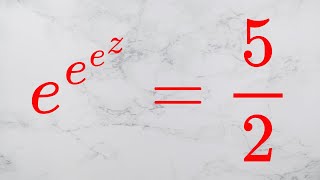 A Very Exponential Equation | Problem 373