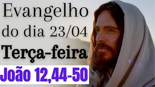 Evangelho do dia com reflexão, Terça-feira 23/04, Jo 12,44-50