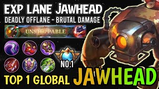 Supreme No.1 Jawhead!! Top 1 Global Jawhead Best Build And Emblem 2022 - Mobile Legends