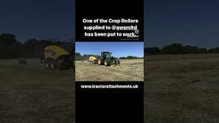 AWSM Farms have put one of the two crop rollers we supplied them to work. #tractor #agriculture