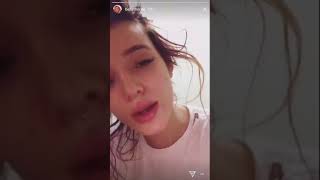 Bella Thorne is crying on her Instagram Story