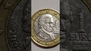 Austria 1 euro cent difetto conio!!