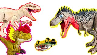 Huge Jurassic World Collection: Giant T-REX, Stegosaurus, Pentaceratops, Giant Spinosaurus & More!