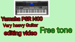 Yamaha psr i400 Guitar Tone editing video very heavy tones#yamahapsri400#guitartoneeditng