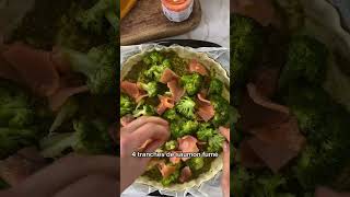 Nouvelle Recette : Délicieuse Quiche Pesto Brocoli Saumon - Facile et Gourmande