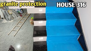 granite marble tiles protection cover from paint and scratches