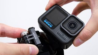 「GoPro HERO13 Black」はマグネット式マウントシステム搭載で各種アクセサリーの脱着が超簡単