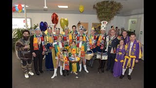 Jeckes Treffen im Service Shop GVG, RheinEnergie, NetCologne Kamelle für Pulheim