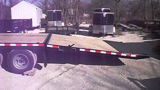 Sure Trac Hydraulic Dove Tail Trailer Down