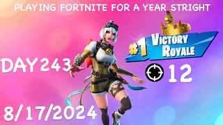 Day 243 of Playing Fortnite for a Year Straight (243/365) Zero Build