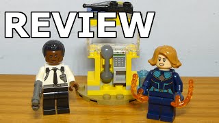 Lego Captain Marvel and Nick Fury Polybag Review Set #30453