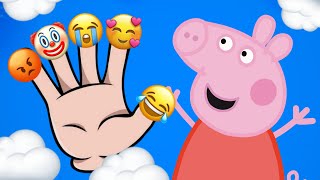 Finger Family Emoji Song | Peppa Pig Songs | Peppa Pig Nursery Rhymes & Kids Songs