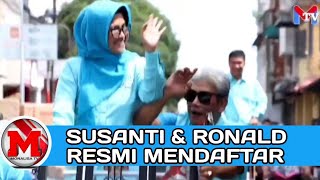 Pasangan Calon Wali Kota Dan Wakil Waliko Siantar Susanti & Ronald Resmi Mendaftar ke KPUD