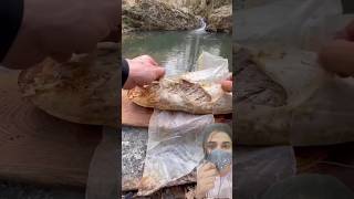 outdoor survival cooking #outdoorcooking#fish #youtubeshorts#viralvideo #shorts #reacction #cooking