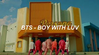 BTS (방탄 소년단) - '작은 것들을 위한 시 (BOY WITH LUV) (feat. HALSEY)' Easy Lyrics