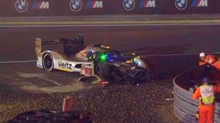 😱 Huge Crash for #12 Jota Sport! Red Flag Ends FP2 🚩 | Callum Ilott's Shocking Le Mans Wreck!