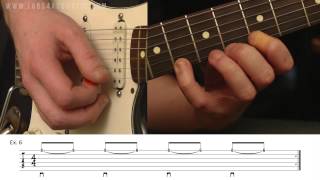 Exercices de guitare : Les pull-off - Ex 6