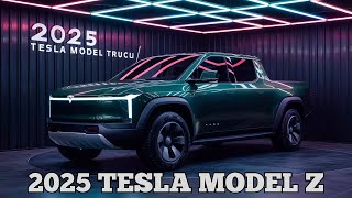 First Look: 2025 Tesla Model Z Pickup Truck – A New Era for EVs!